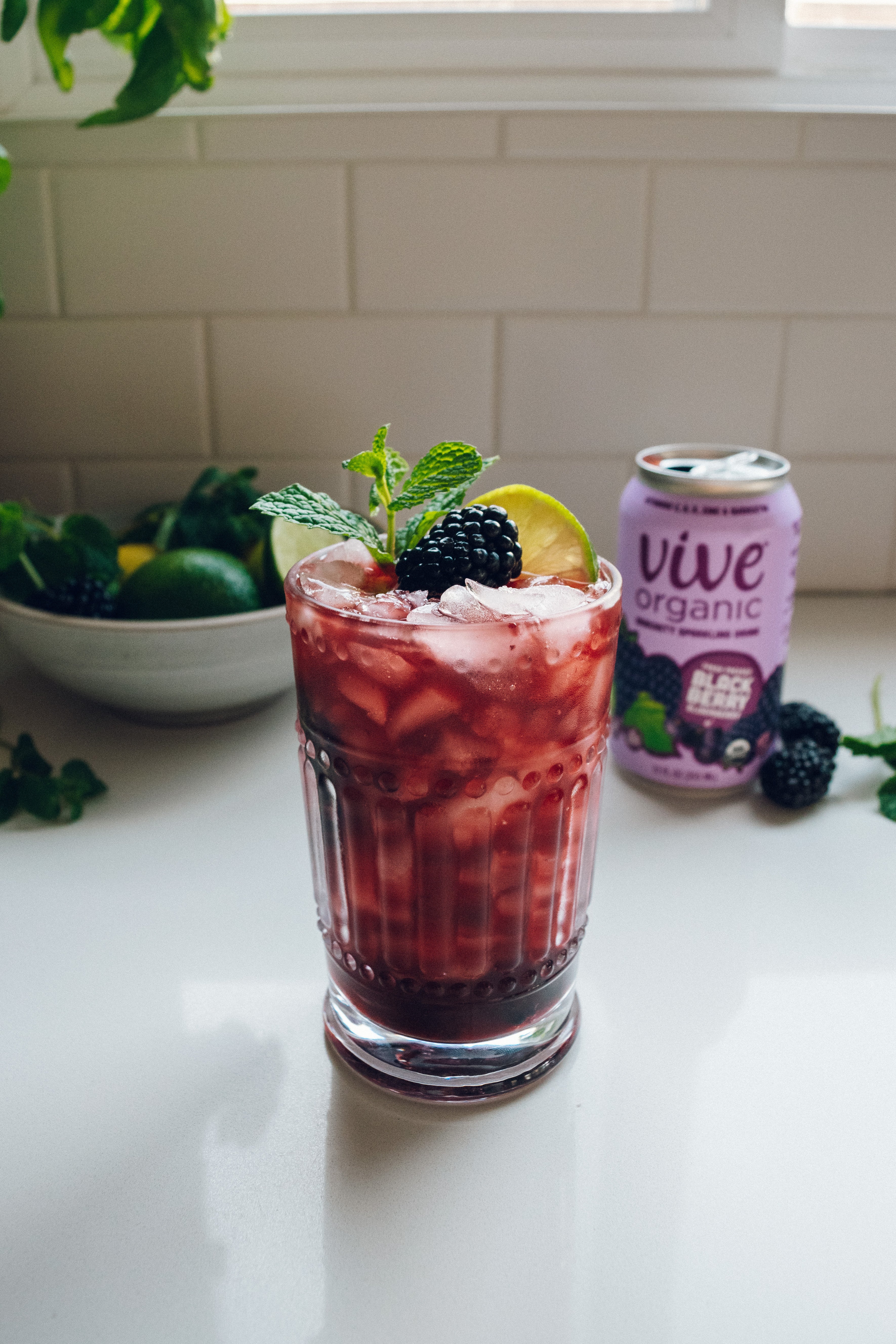 BLACKBERRY MOCKTAIL MOJITO