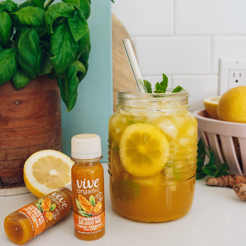 Minty Turmeric Lemonade