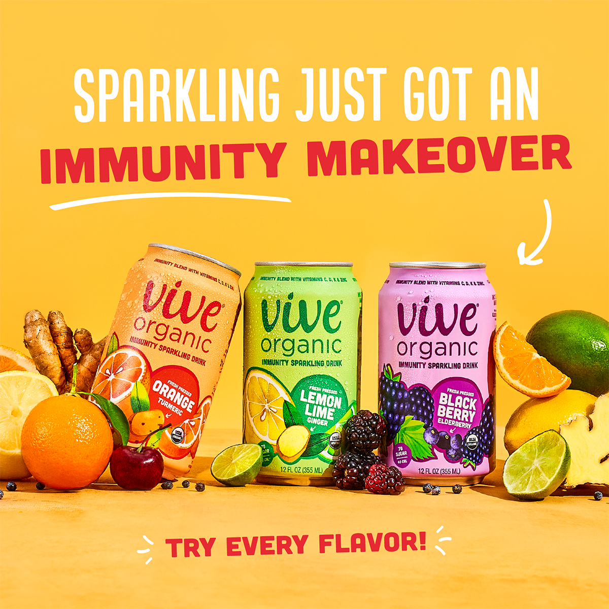 Sparkling Immunity Drink
