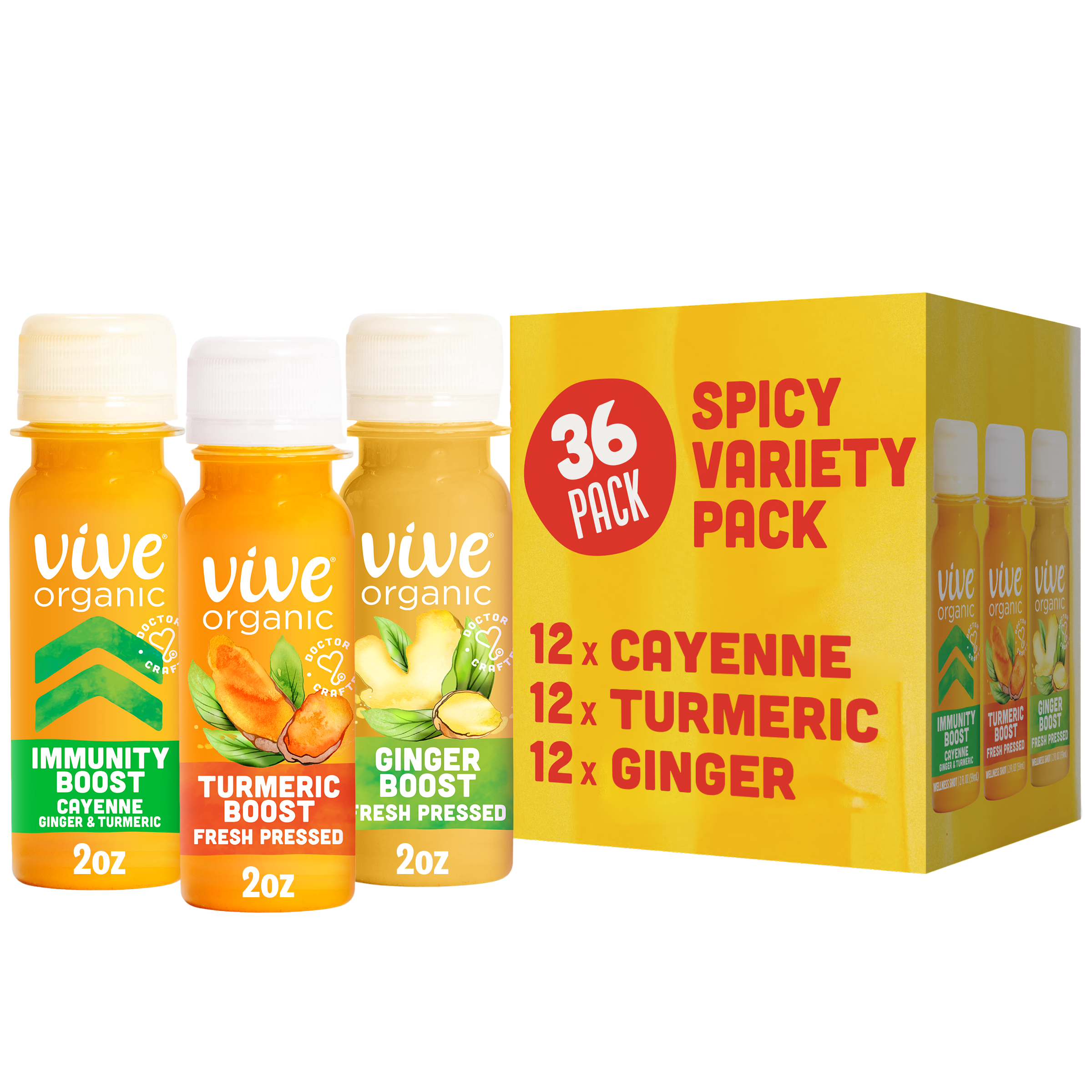SPICY VARIETY PACK (GINGER, TURMERIC, CAYENNE)