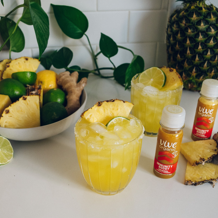 Pineapple Ginger Margarita Mocktail