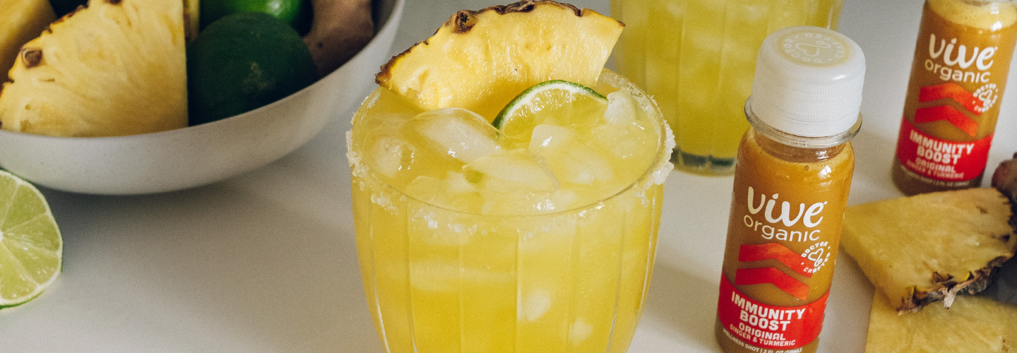 Pineapple Ginger Margarita Mocktail
