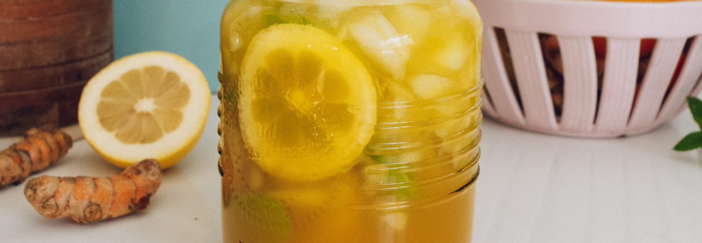 Minty Turmeric Lemonade
