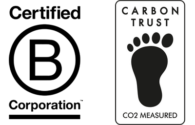 Certified B Corp and Carbon Trust Logo