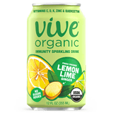 Lemon Lime Ginger Sparkling Immunity Drink