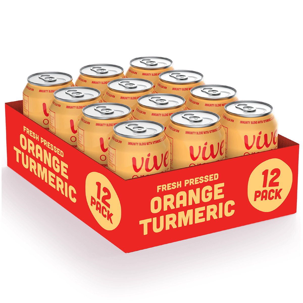 Orange Turmeric Sparkling Immunity Drink